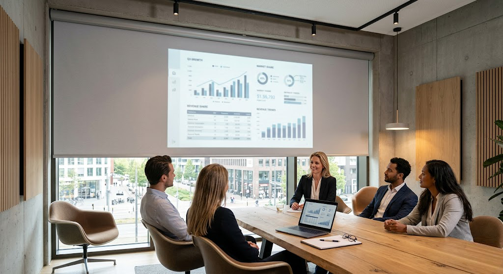 Van vergaderruimte tot showroom: zo maak je visuele presentaties professioneler